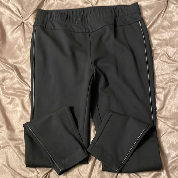 NEW J.Jill Faux Leather Ponte Leggings size, small OR size medium - Picture 2 of 7